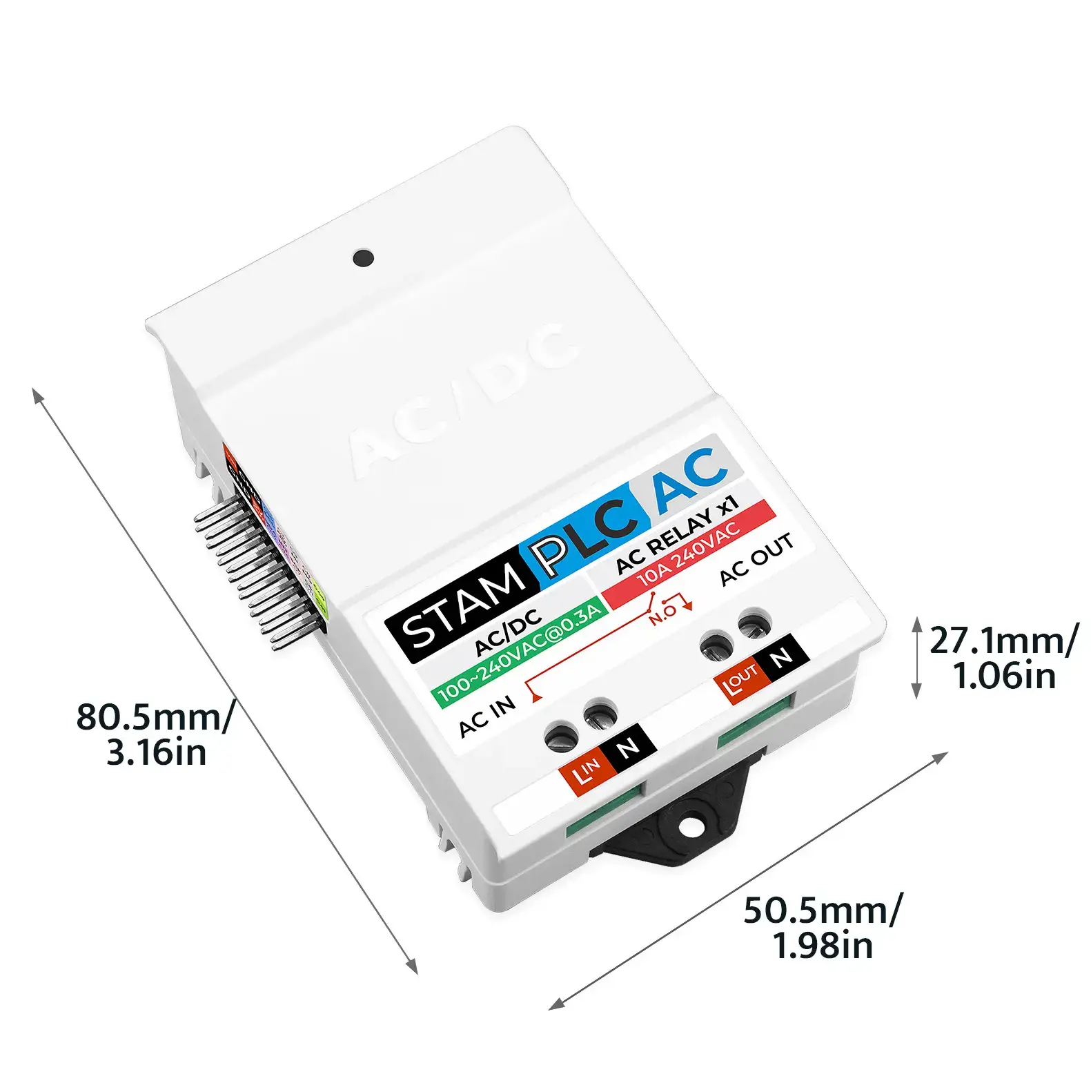 AC/DC Power Supply Module for StamPLC (12V/1A) - Image 3