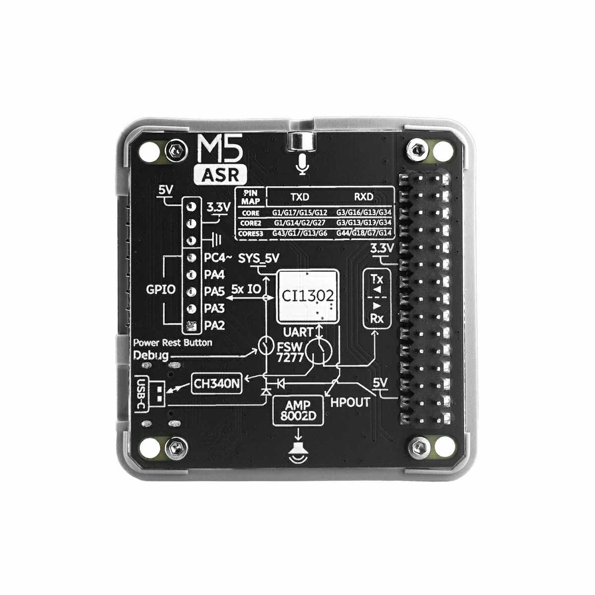 M5Stack ASR Module (CI1302) - Image 3